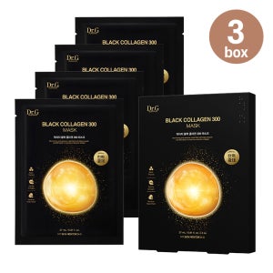 블랙 콜라겐 300 마스크 4매, 3개