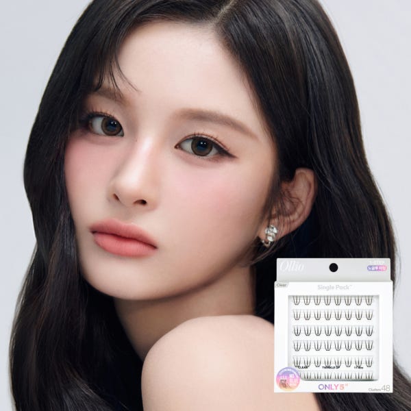 올리오 노글루 속눈썹 단일길이 대용량 싱글팩 플러스 클리어 (8종 택1)