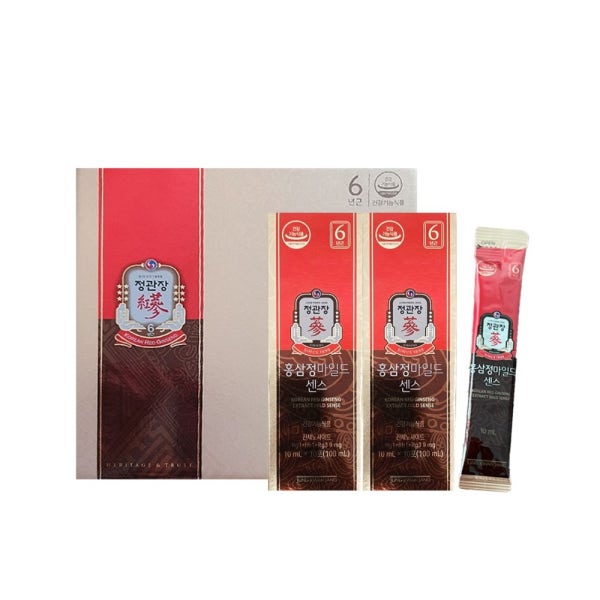 정관장 홍삼정 마일드센스 홍삼스틱 6년근홍삼농축액 일상면역케어 10ml20 겉케이스X