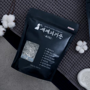 세제의기준 고농축 캡슐세제 미니 드럼 세탁기 중성 세탁 세제 코튼블루 4팩 200개입