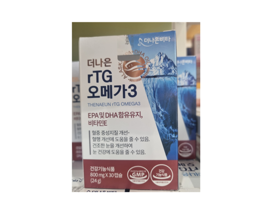 더나은 <b>rTG 오메가3</b> 1일1회1캡슐 한달분
