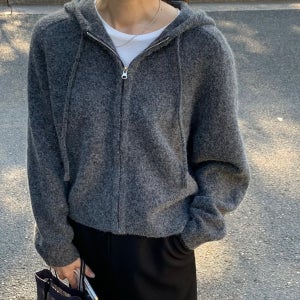 (SALE마지막1장)BR 브런치 모어 후드 집업 3col 긴팔 니트 가디건