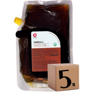 푸드공방 소스공방 바베큐 소스 (2Kg 5개)