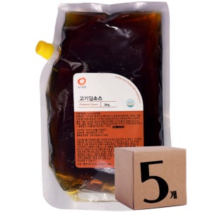 푸드공방 소스공방 고기딥 소스 (2Kg 5개)
