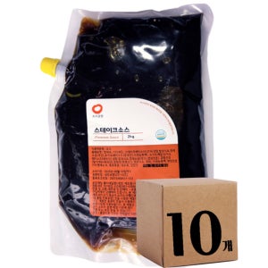 푸드공방 소스공방 스테이크 소스 (2Kg 10개)