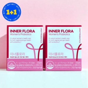 [1+1] 뉴오리진 이너플로라 여성 질 유산균 프로바이오틱스 30캡슐 2개