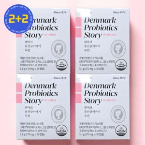 덴프스 덴마크 유산균이야기 우먼 프로바이오틱스 30캡슐 4개