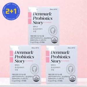 덴프스 덴마크 유산균이야기 우먼 프로바이오틱스 30캡슐 3개