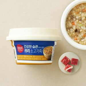햇반 귀리 소고기죽, 265g, 5개