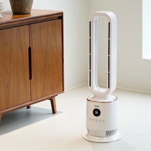 HAAN 순간발열 무드등 저소음 PTC 날개없는온풍기 리모컨형/거실온풍기 전기온풍기 타워온풍기