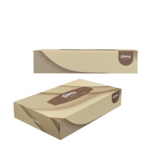 스펙트럼 티슈업걸 전용 크리넥스 70매 각티슈 10개