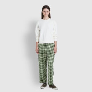 [JAJU/자주] 여 밍크 플리스 파자마 팬츠_라이트 그린