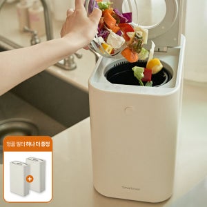 쿠폰+필터2ea 스마트에버 음식물처리기 2.5L 가정용분쇄기건조기 원터치형 에코톡SF250