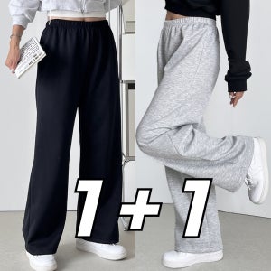 1+1 여성 트레이닝 바지 여자 츄리닝 바지 운동복 팬츠