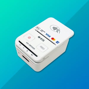 카드단말기 스마트폰 블루투스 어플결제 애플페이 NFC카드 단말기 KIS-CBP2300N 휴대용무선 간편결제 신규 개인사업자
