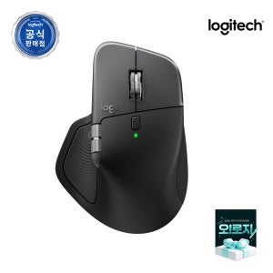 로지텍코리아 MX MASTER 4 FOR MAC 블루투스 무선 마우스 스페이스블랙