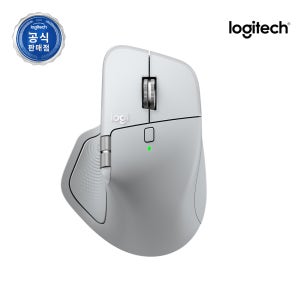 로지텍코리아 MX MASTER 4 FOR MAC 블루투스 무선 마우스 화이트실버