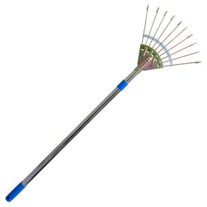 철갈퀴 2단자루 잡초 벌초 제거 갈쿠리 제초 잔디 낙엽 청소 도구 쇠갈퀴