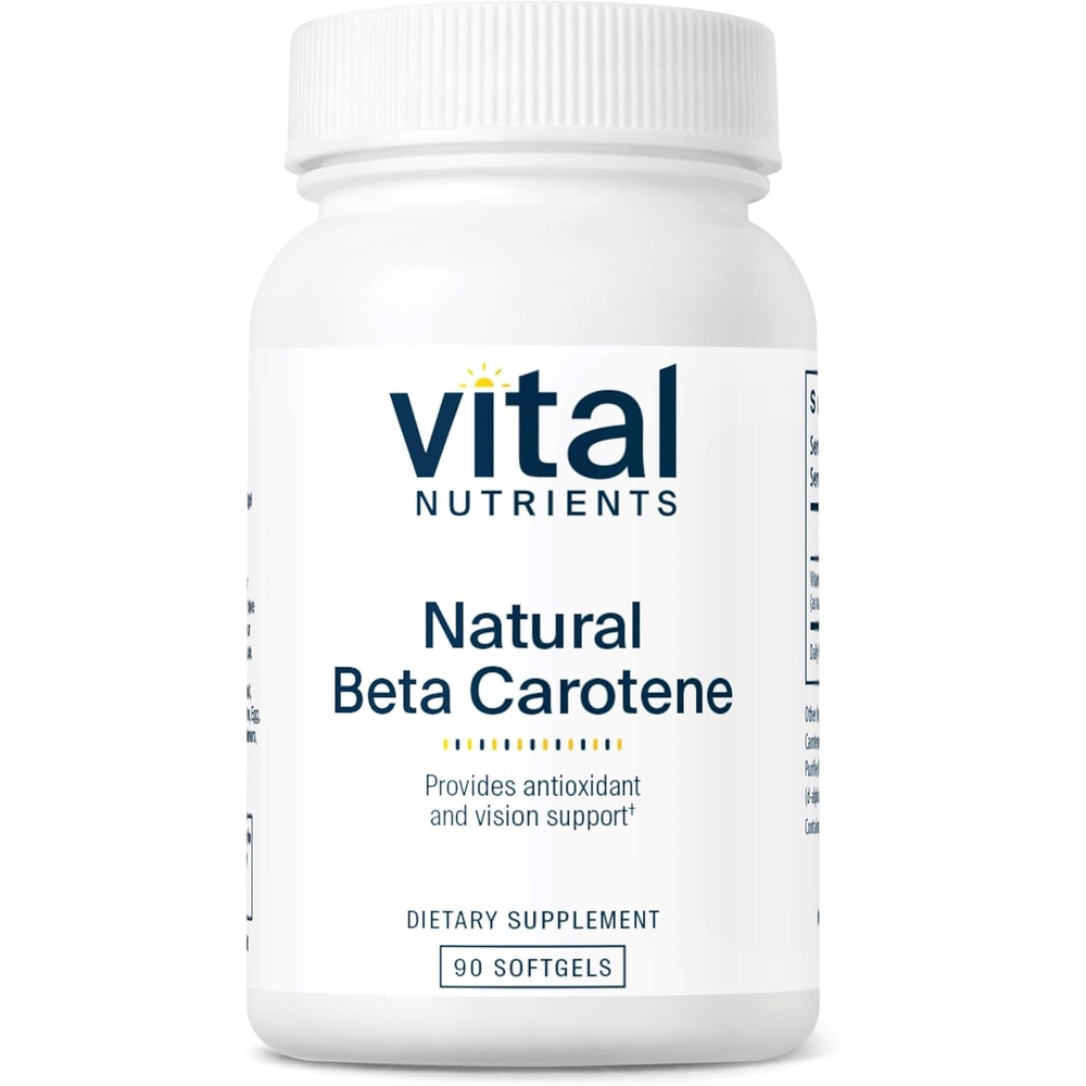 바이탈 뉴트리션 내추럴 <b>베타 카로틴 25000IU</b> 90개 소프트젤