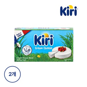 끼리 크림치즈 베이킹 블록 / 홈베이킹 제과제빵용 프랑스산 디저트 재료 200g, 2개