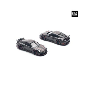 POP RACE 포르쉐 992 카본 블랙 레드라인 1:64 다이캐스트 미니카 자동차 미니어처 팝레이스