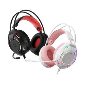 COX V800 가상 7.1 ENC RGB 진동 게이밍 헤드셋