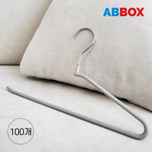 에이비박스 디자인등록 시그니쳐 마뜨 회전형 논슬립 바지걸이 치마걸이 그레이, 100개