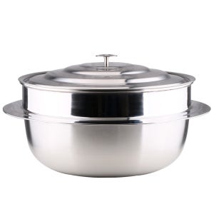 스텐 3중 대형 가마솥 인덕션 업소용 솥 솥밥 솥단지 냄비 55cm