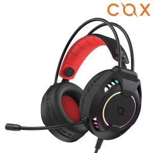 COX V800 가상 7.1 ENC RGB 진동 게이밍 헤드셋