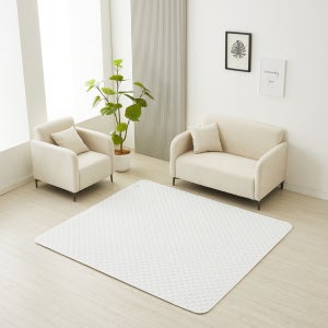 더안 IOT 온열매트 카본 탄소매트 침대용 전기요 시어서커 화이트 라지킹 180x200