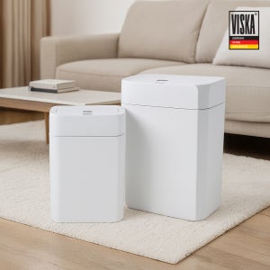 비스카 스마트 센서 휴지통 세트 12L+16L 자동 모션 밀폐 쓰레기통 VK-200WB VK-600WB