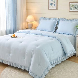 셀리아 프릴리아 호텔침구 차렵이불 + 베개커버 세트 K(킹)