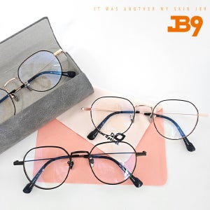 블랙라벨 JB9 TONIC 풀티타늄 안경테 국내제작 코패드 가벼운 패션 안경 남성 여성 공용 5컬러 금속테 토닉