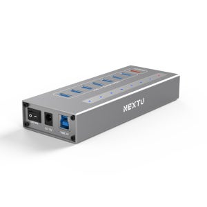 이지넷 USB3.0 초고속 충전 겸용 퀵차지 PD확장 유전원 허브 NEXT-335TC-PD