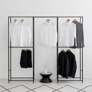 멀티 2단 라운드형 행거 1+1