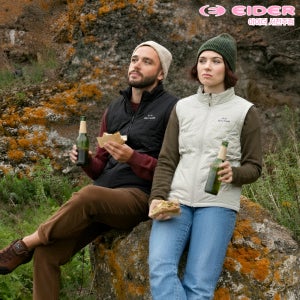 아이더 패딩조끼 남성 튜브 슬림 다운 베스트 써모락