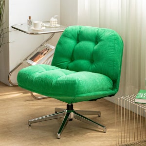 6가지컬러 케이퍼 회전 소파 안락의자 1인용 패브릭 인테리어의자 그린