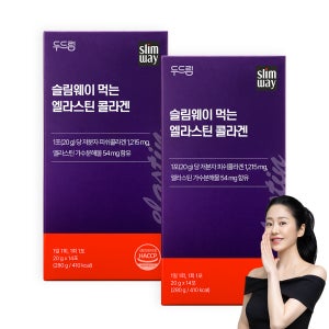 [두드림] 슬림웨이 먹는 엘라스틴 콜라겐 14포, 2개