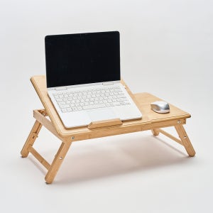 편한 자세 노트북 베드 테이블 접이식 간이 베드트레이
