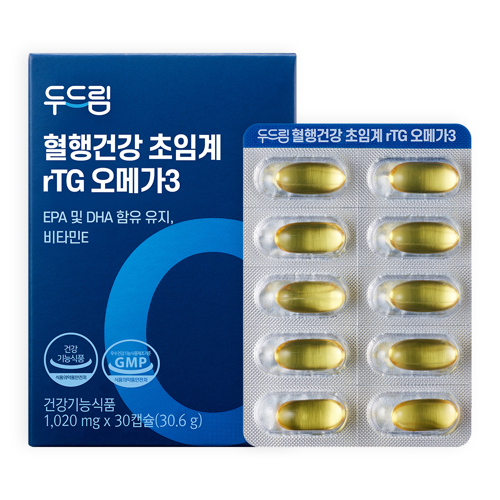 두드림 혈행건강 초임계 rTG 오메가3
