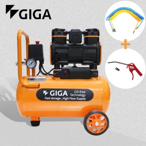 기가 3세대 24L 고출력 에어 콤프레샤 저소음 오일리스 콤프레셔 2-1450DF24