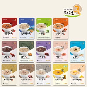 다양하게 맛보는 즐거움 다림죽 14종/14팩 세트