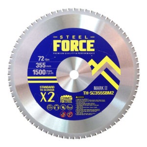 스틸포스 금속절단기날 신제품 신형 원형톱날 355mm 2배 절단가능 TH-SC355SBM2