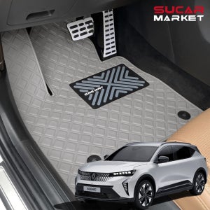 슈카마켓 세닉 E-Tech 스퀘어 가죽 카매트 트렁크매트 차박 운전석+조수석+뒷자석 차량용품