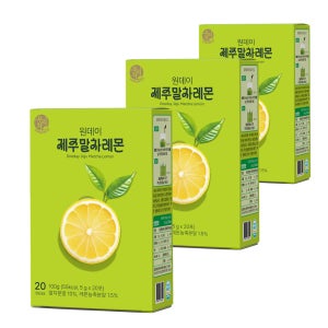 송원 우리차 제주 말차 레몬 20T x 3개