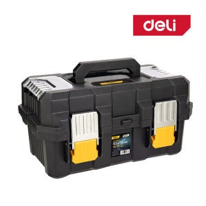 델리툴즈 블랙 3단 공구함 다용도 공구 가방 공구통 툴박스