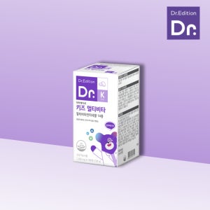 닥터 에디션 키즈 멀티비타 츄어블 편식하는 어린이 종합비타민 미네랄 100정, 1개