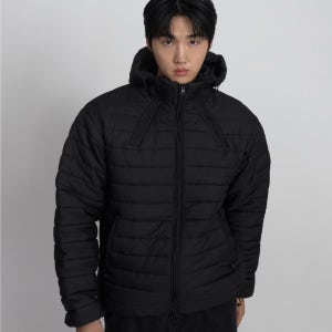 마이크로 남자경량패딩 후드 남자패딩