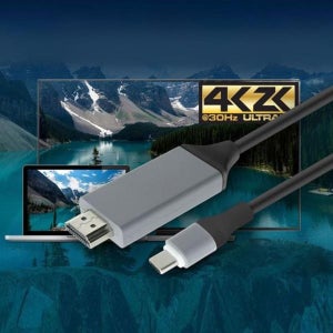 3.1 USB 컨버터 TypeC to HDMI 변환 케이블 3M displayport dp