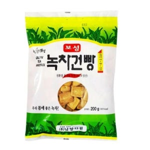 쿨샵 녹차건빵 200g 첨가 과자 비스켓 아이 릿 어린이 대용량 렛 크래커 샌즈